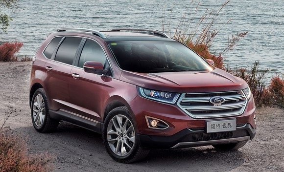 Der in China hergestellte Ford Edge war ein gro&szlig;er Erfolg f&uuml;r das Unternehmen in China. Bildquelle: Ford Motor Company.