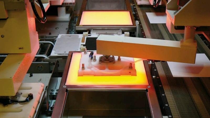 Manz Lithium-Ionen-Batterien, Stapeln, Innenansicht