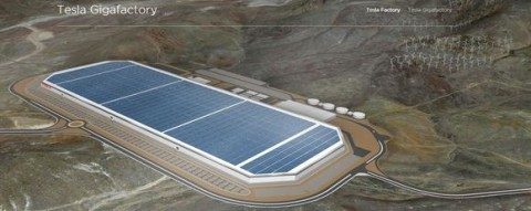 TESLAS GIGAFACTORY. BILDQUELLE:&nbsp;TESLA MOTORS.