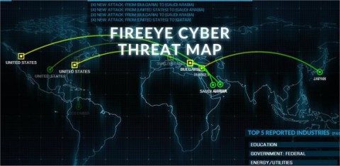 DIE BEDROHUNGSERKENNUNG IN ECHTZEIT VON FIREEYE. BILDQUELLE: FIREEYE.