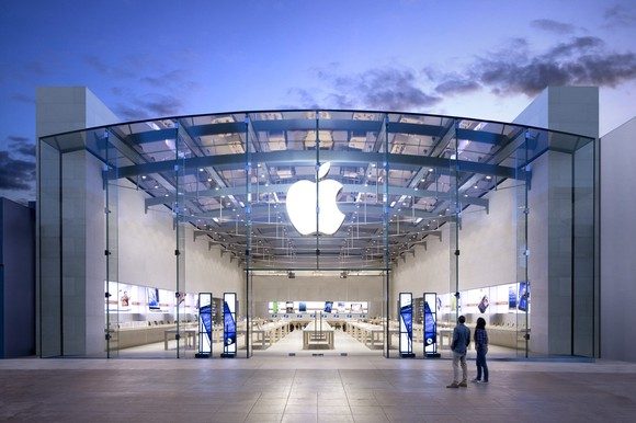 Apple plant, den Einsatz erneuerbare Energie soweit auszuweiten, um seinen gesamten Gesch&auml;ftsbetrieb, einschlie&szlig;lich der Apple-Stores, mit sauberem Strom zu versorgen. Bildquelle: Apple.