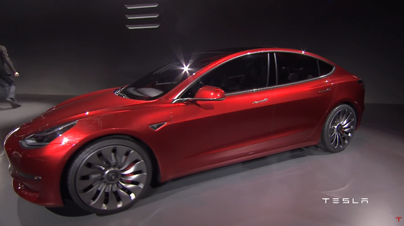 Model 3. Foto: Tesla Motors.