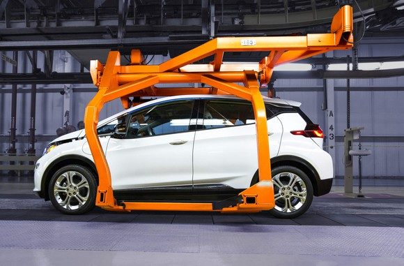 GM bereitet sich aktuell darauf vor, die Produktion des neuen Chevrolet Bolt, eines innovativen elektrischen Crossover zu starten, der in Q4 ausgeliefert werden soll. BILDQUELLE: General Motors.