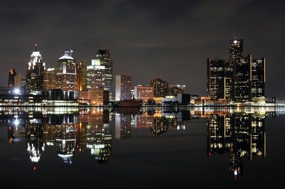 GENERAL MOTORS’ HAUPTSITZ IN DETROIT. BILDQUELLE: GETTY IMAGES.