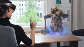 MICROSOFT HOLOLENS. BILDQUELLE: MICROSOFT.