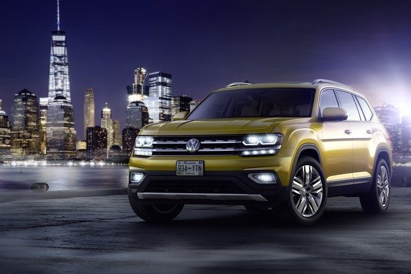 Volkswagens Atlas-SUV. Bildquelle: VOLKSWAGEN.