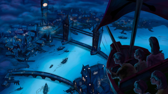 DER FLUG VON PETER PAN BEI SHANGHAI DISNEY. BILDQUELLE: WALT DISNEY