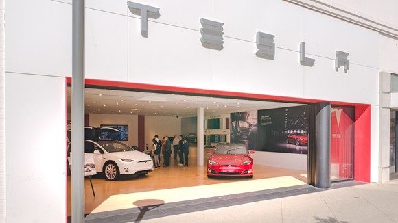Tesla Store. Bildquelle: The Motley Fool.