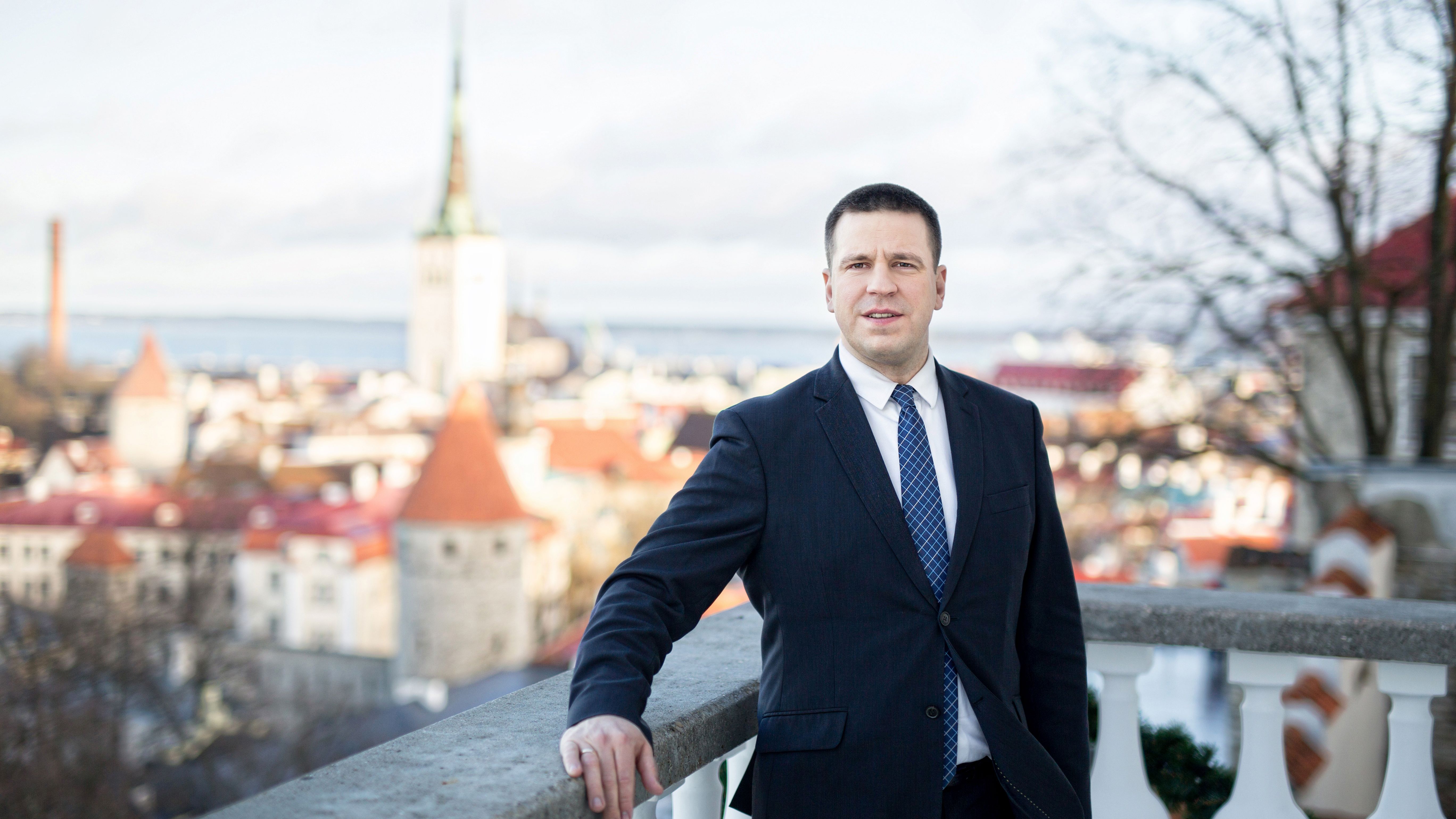 Jüri Ratas, Premierminister von Estland in Tallinn