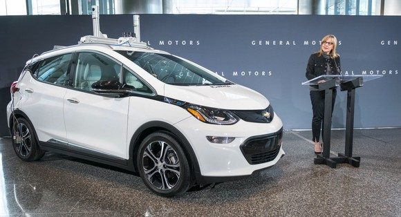 CEO MARY BARRA VERK&Uuml;NDETE IM DEZEMBER, DASS GM AB ANFANG 2017 DAMIT BEGINNEN W&Uuml;RDE SELBSTFAHRENDE TESTFAHRZEUGE ZU BAUEN. BILDQUELLE: GENERAL MOTORS