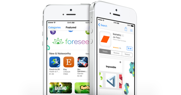 Die Verkäufe im App Store heizen das Wachstum im Service-Segment an. Foto: Apple