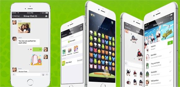Die mobile App von WeChat. Bildquelle: iTunes