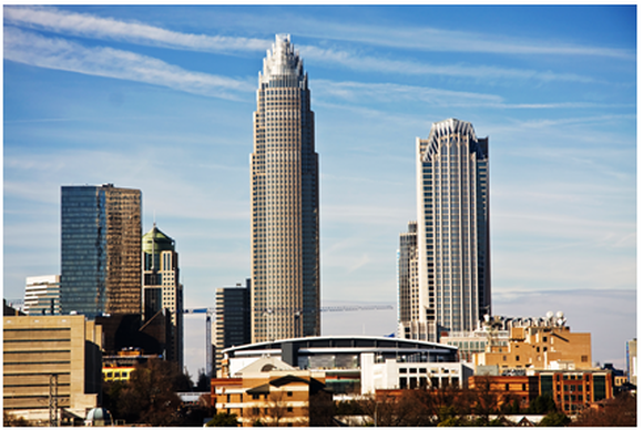 Bank of America in Charlotte, North Carolina. Bildquelle: Getty Images