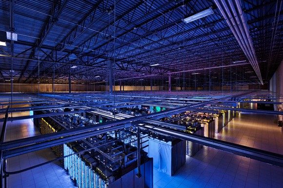 Google Datenzentrum in Council Bluffs, Iowa. Bildquelle: Google.