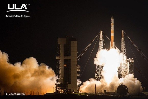 Die derzeit st&auml;rkste Raumrakete Amerikas, die Delta IV der ULA, ist auch die teuerste. Bildquelle: United Launch Alliance.
