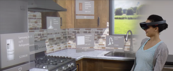 Eine HoloLens-Demo bei Lowe&rsquo;s. Bildquelle: Lowe&rsquo;s