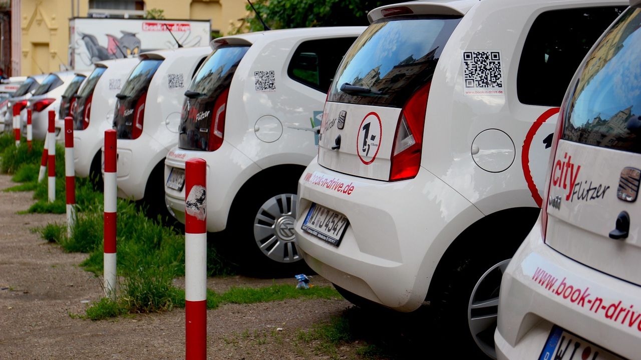 Carsharing-Flotte am Stellplatz