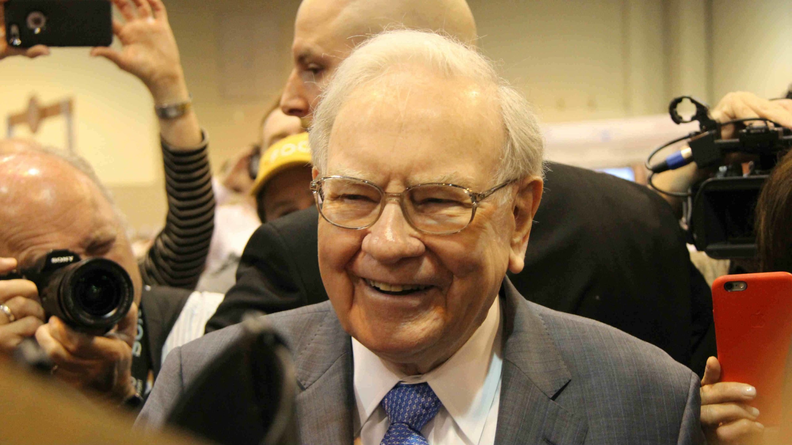 Nahaufnahme des weltbekannten Investors Warren Buffett