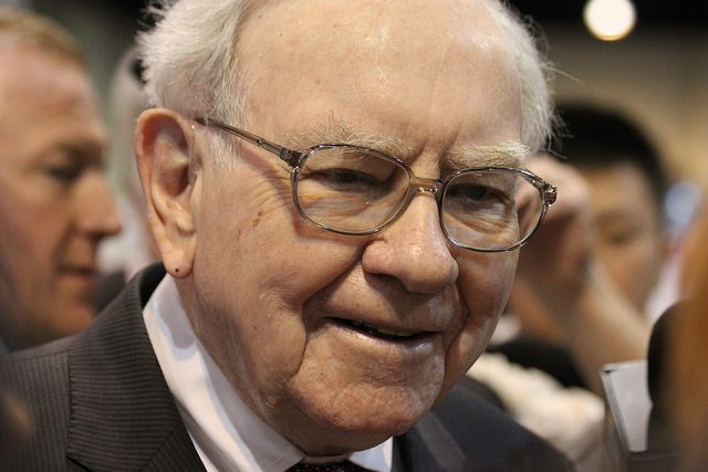 Nahaufnahme des weltbekannten Investors Warren Buffett