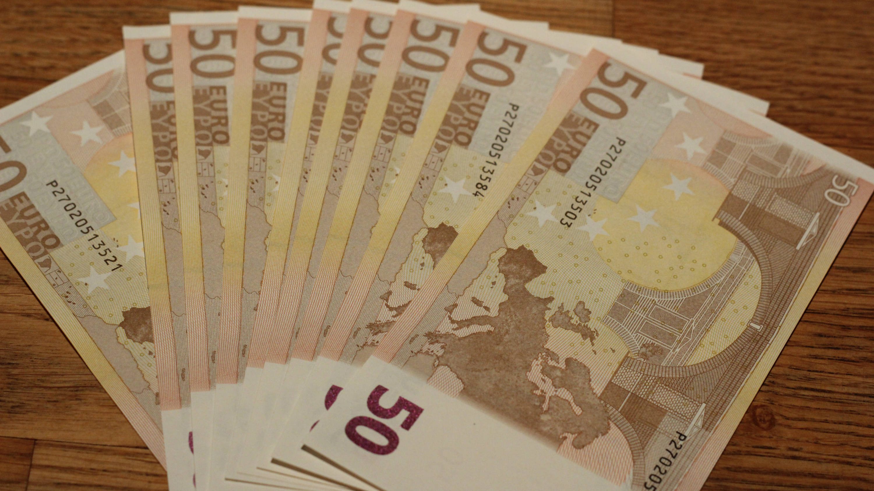 Geldscheine 50 Euro-Scheine
