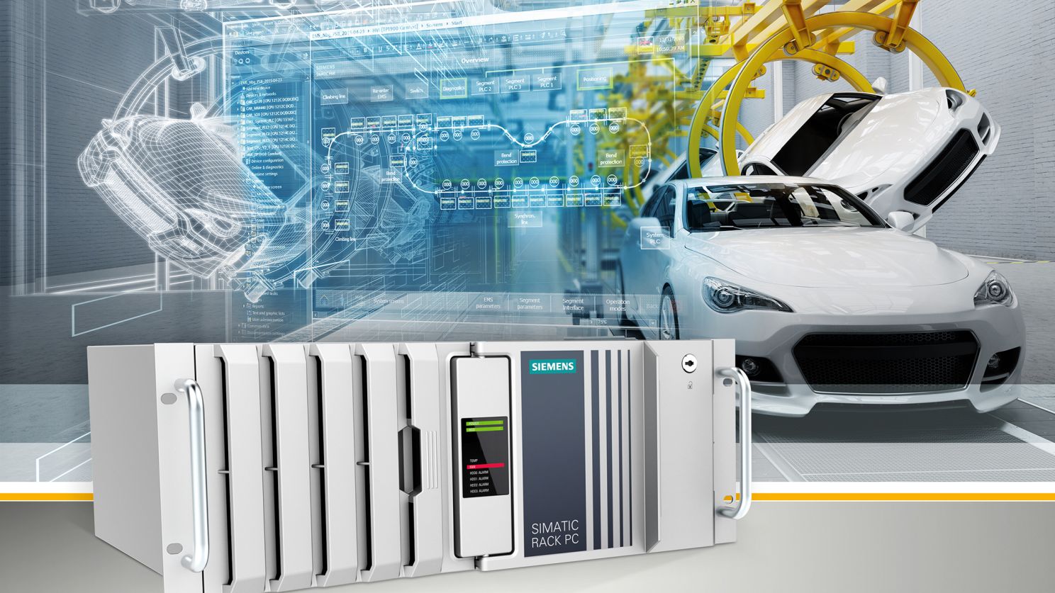 Siemens: Leistungsstarker Industrie Rack-PC für Workstation- und Server-Einsatz