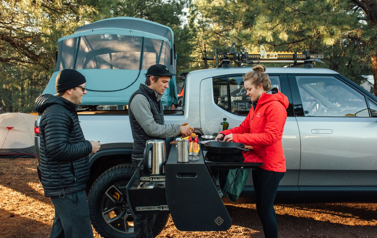 Camping mit dem Rivian R1T