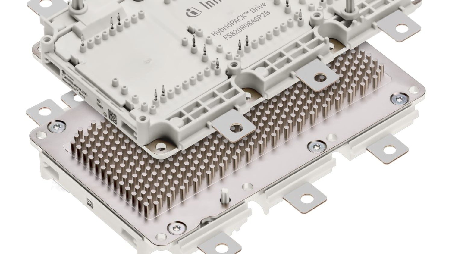 Ein HybridPACK-Chip des Halbleiter-Unternehmens Infineon