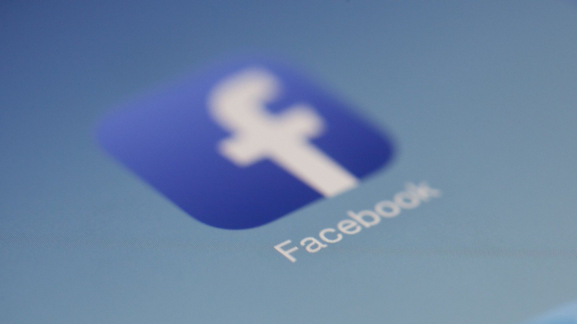 Nahaufnahme des Logos der Social-Media-App Facebook vom Tech-Konzern Meta