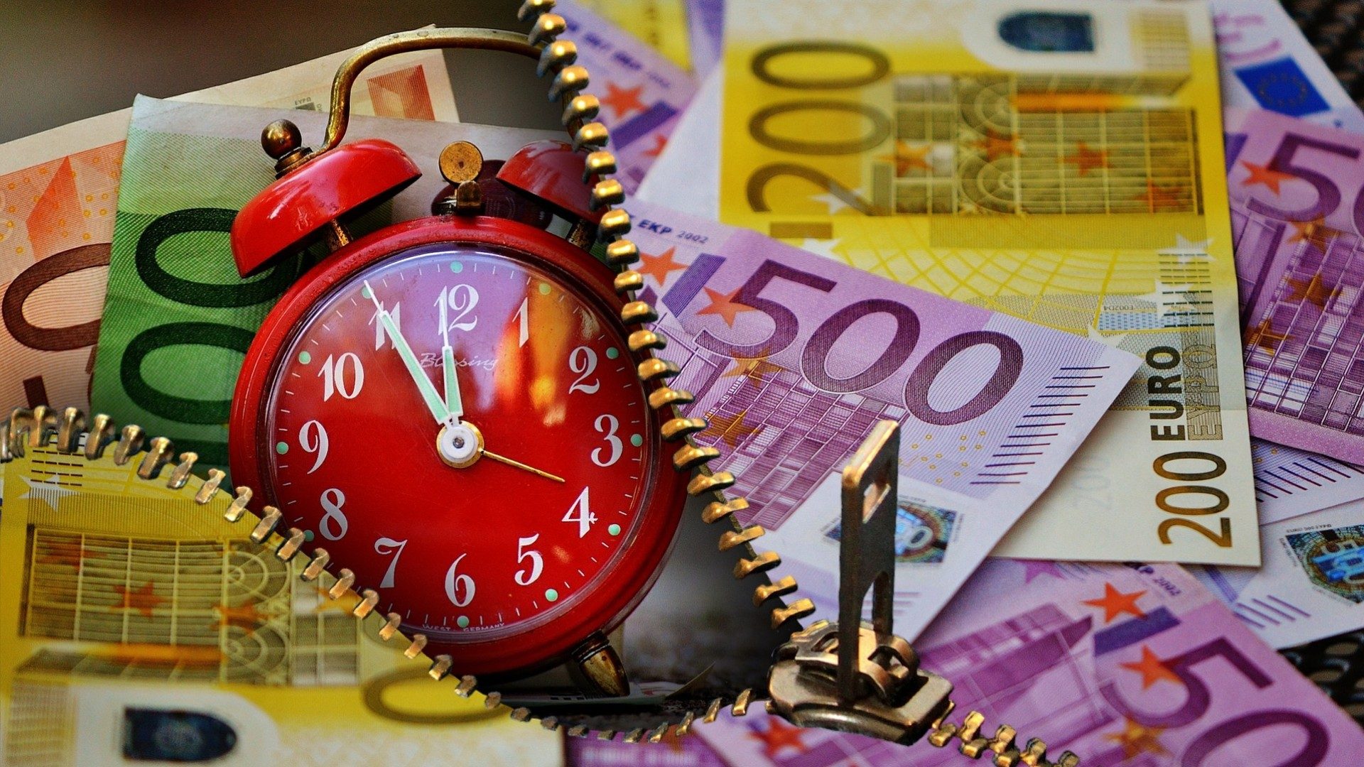 Zeit ist Geld, das gilt für Euro wie für Dollar.