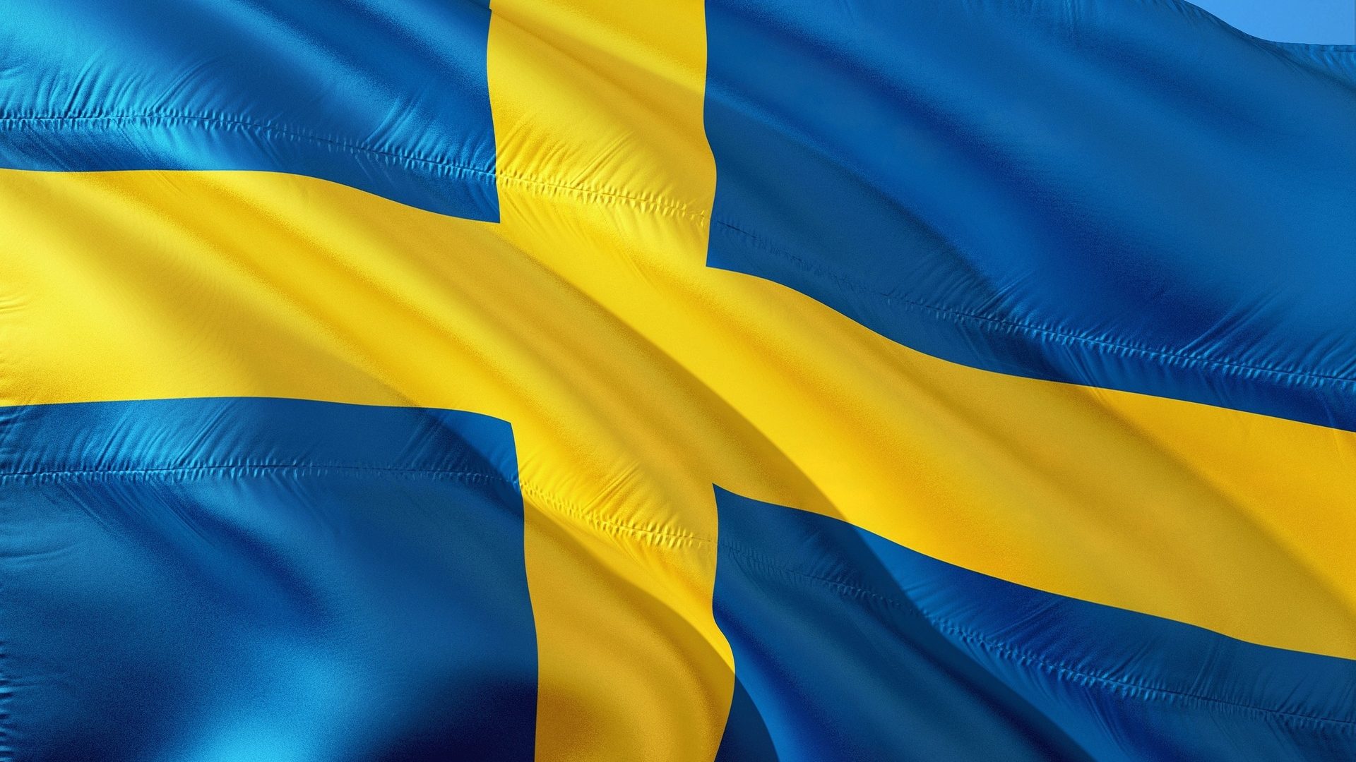 Die Flagge des Landes Schweden