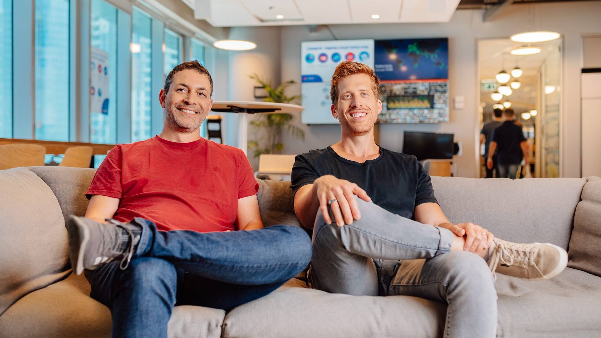 Die Gründer und CEOs von Monday.com, Roy Mann und Eran Zinman