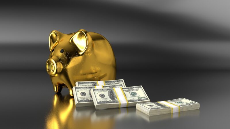 Sparschwein, Geld, Investment