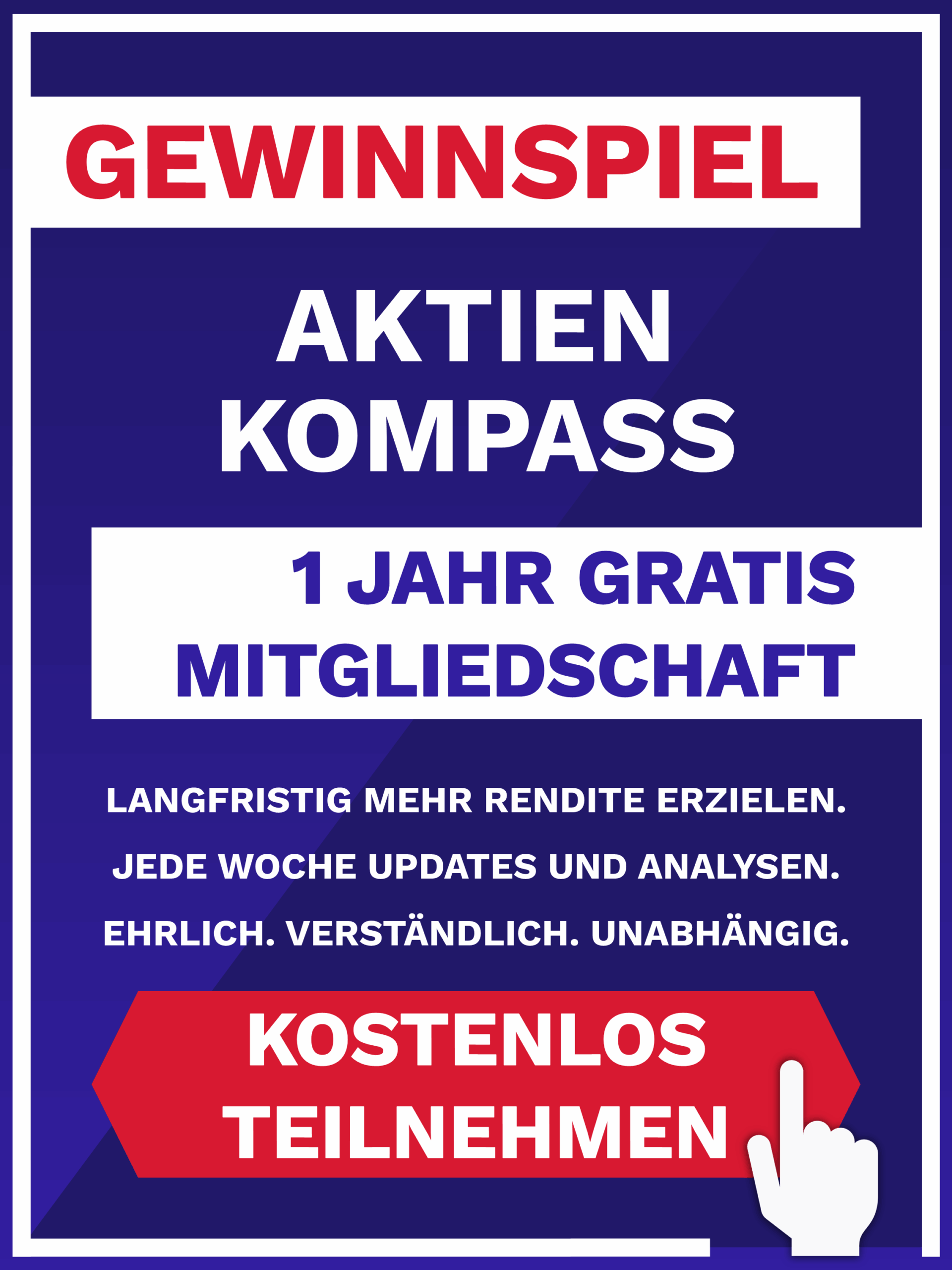 Aktienkompass Gewinnspiel