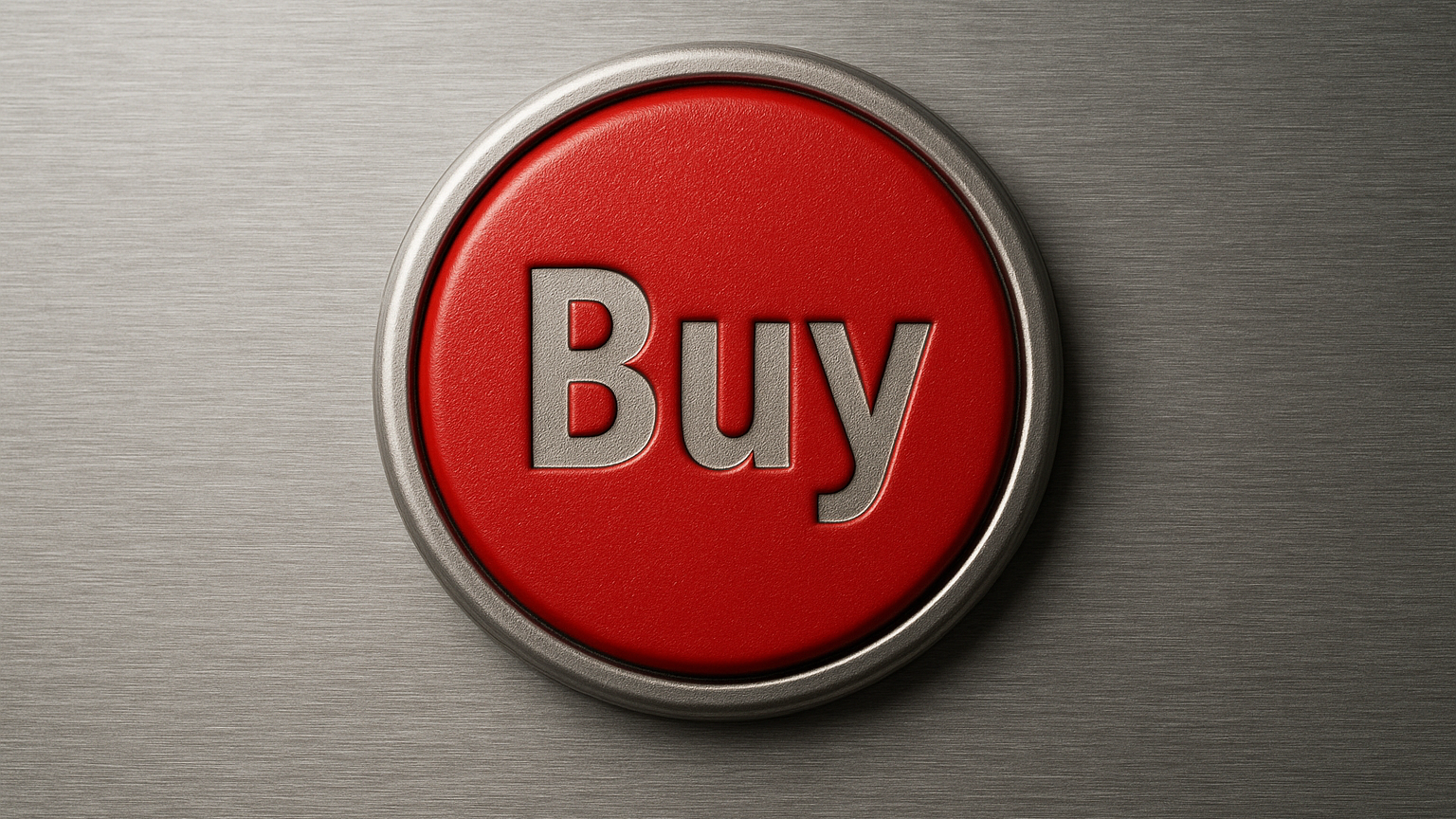 Ein roter Button, auf dem "Buy" steht