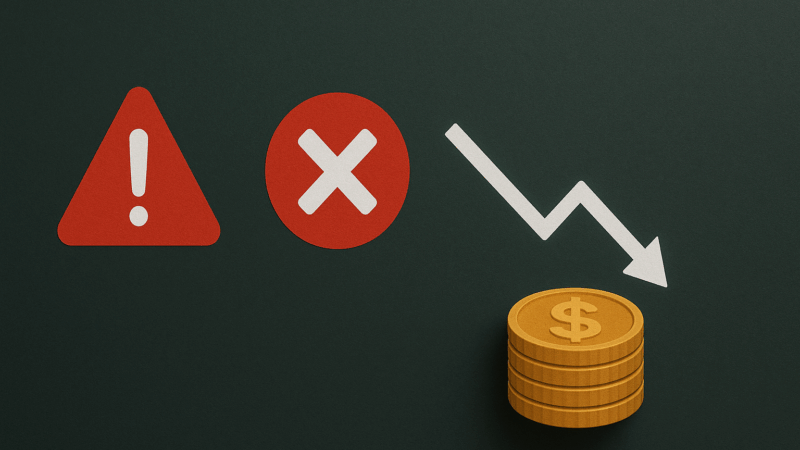 Fehler beim Investieren Dividendendepot