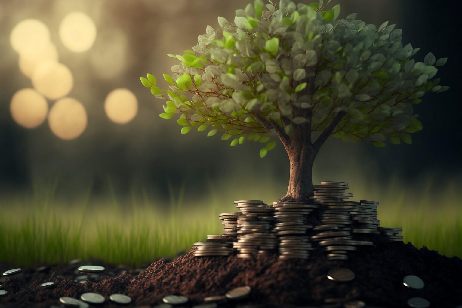 money tree, invest, growth